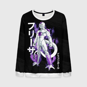 Мужской свитшот 3D с принтом Frieza (JAP_STYLE) в городе Новоалтайск, 100% полиэстер с мягким внутренним слоем | круглый вырез горловины, мягкая резинка на манжетах и поясе, свободная посадка по фигуре | anime | ball | dragon | dragon ball | manga | son goku | аниме | дракон | жемчуг | жемчуг дракона | манга | мяч | сон гоку