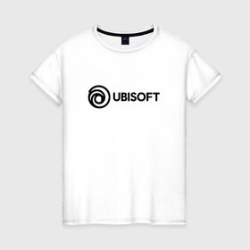 Женская футболка хлопок с принтом Ubisoft в городе Новоалтайск, 100% хлопок | прямой крой, круглый вырез горловины, длина до линии бедер, слегка спущенное плечо | ubisoft | игра | игры