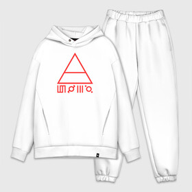 Мужской костюм хлопок OVERSIZE с принтом 30 SECONDS TO MARS в городе Новоалтайск,  |  | 30 seconds to mars | 30 секунд до марса | jared leto | music | rock | thirty seconds to mars | джаред лето | музыка | рок