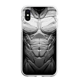 Чехол для iPhone XS Max матовый с принтом Crysis Экзоскелет в городе Новоалтайск, Силикон | Область печати: задняя сторона чехла, без боковых панелей | Тематика изображения на принте: crysis | style | бронь | броня | внешность | доспехи | костюм | крайзис | крайсис | кризис | крисис | мышцы | облик | пресс | робот | скин | тело | титан | торс | экзоскелет
