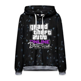 Мужская толстовка 3D с принтом GTA 5 Online: CASINO в городе Новоалтайск, 100% полиэстер | двухслойный капюшон со шнурком для регулировки, мягкие манжеты на рукавах и по низу толстовки, спереди карман-кенгуру с мягким внутренним слоем. | auto | casino | diamond | grand | gta | gta5 | poker | rockstar | theft | алмаз | бриллиант | брильянт | гта | гта5 | казино | карты | покер | рокстар | рулетка | тревор