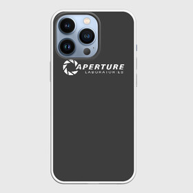Чехол для iPhone 13 Pro с принтом APERTURE lab. в городе Новоалтайск,  |  | Тематика изображения на принте: aperture | aperture science innovators | game | portal | portal 2
