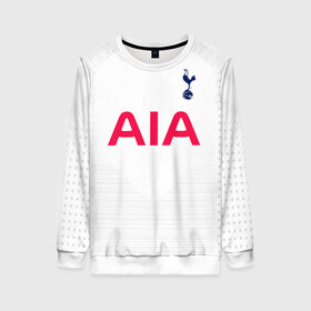 Женский свитшот 3D с принтом Dele Alli home 19-20 в городе Новоалтайск, 100% полиэстер с мягким внутренним слоем | круглый вырез горловины, мягкая резинка на манжетах и поясе, свободная посадка по фигуре | barclays | champions | england | hotspur | league | tottenham | алли | англия | деле | лига | тоттенхэм | хотспур | чемпионов | шпоры