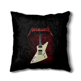 Подушка 3D с принтом Metallica в городе Новоалтайск, наволочка – 100% полиэстер, наполнитель – холлофайбер (легкий наполнитель, не вызывает аллергию). | состоит из подушки и наволочки. Наволочка на молнии, легко снимается для стирки | metalica | metallica | группа | джеймс хэтфилд | кирк хэмметт | ларс ульрих | метал | металика | металлика | миталика | музыка | роберт трухильо | рок | трэш | трэшметал | хард | хеви