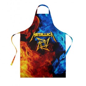 Фартук 3D с принтом Metallica в городе Новоалтайск, 100% полиэстер | общий размер — 65 х 85 см, ширина нагрудника — 26 см, горловина — 53 см, длина завязок — 54 см, общий обхват в поясе — 173 см. Принт на завязках и на горловине наносится с двух сторон, на основной части фартука — только с внешней стороны | metalica | metallica | группа | джеймс хэтфилд | кирк хэмметт | ларс ульрих | метал | металика | металлика | миталика | музыка | роберт трухильо | рок | трэш | трэшметал | хард | хеви