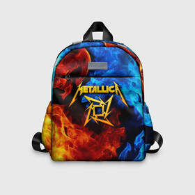 Детский рюкзак 3D с принтом Metallica в городе Новоалтайск, 100% полиэстер | лямки с регулируемой длиной, сверху петелька, чтобы рюкзак можно было повесить на вешалку. Основное отделение закрывается на молнию, как и внешний карман. Внутри дополнительный карман. По бокам два дополнительных кармашка | metalica | metallica | группа | джеймс хэтфилд | кирк хэмметт | ларс ульрих | метал | металика | металлика | миталика | музыка | роберт трухильо | рок | трэш | трэшметал | хард | хеви