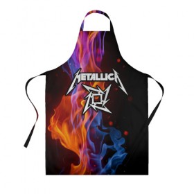 Фартук 3D с принтом Metallica в городе Новоалтайск, 100% полиэстер | общий размер — 65 х 85 см, ширина нагрудника — 26 см, горловина — 53 см, длина завязок — 54 см, общий обхват в поясе — 173 см. Принт на завязках и на горловине наносится с двух сторон, на основной части фартука — только с внешней стороны | metalica | metallica | группа | джеймс хэтфилд | кирк хэмметт | ларс ульрих | метал | металика | металлика | миталика | музыка | роберт трухильо | рок | трэш | трэшметал | хард | хеви