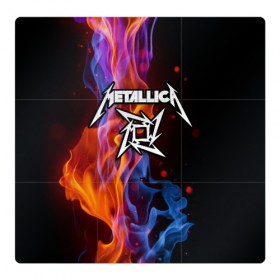 Магнитный плакат 3Х3 с принтом Metallica в городе Новоалтайск, Полимерный материал с магнитным слоем | 9 деталей размером 9*9 см | metalica | metallica | группа | джеймс хэтфилд | кирк хэмметт | ларс ульрих | метал | металика | металлика | миталика | музыка | роберт трухильо | рок | трэш | трэшметал | хард | хеви