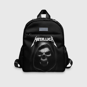 Детский рюкзак 3D с принтом Metallica в городе Новоалтайск, 100% полиэстер | лямки с регулируемой длиной, сверху петелька, чтобы рюкзак можно было повесить на вешалку. Основное отделение закрывается на молнию, как и внешний карман. Внутри дополнительный карман. По бокам два дополнительных кармашка | Тематика изображения на принте: metalica | metallica | группа | джеймс хэтфилд | кирк хэмметт | ларс ульрих | метал | металика | металлика | миталика | музыка | роберт трухильо | рок | трэш | трэшметал | хард | хеви