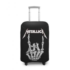 Чехол для чемодана 3D с принтом Metallica в городе Новоалтайск, 86% полиэфир, 14% спандекс | двустороннее нанесение принта, прорези для ручек и колес | metalica | metallica | группа | джеймс хэтфилд | кирк хэмметт | ларс ульрих | метал | металика | металлика | миталика | музыка | роберт трухильо | рок | трэш | трэшметал | хард | хеви