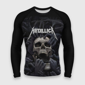 Мужской рашгард 3D с принтом Metallica в городе Новоалтайск,  |  | metalica | metallica | группа | джеймс хэтфилд | кирк хэмметт | ларс ульрих | метал | металика | металлика | миталика | музыка | роберт трухильо | рок | трэш | трэшметал | хард | хеви