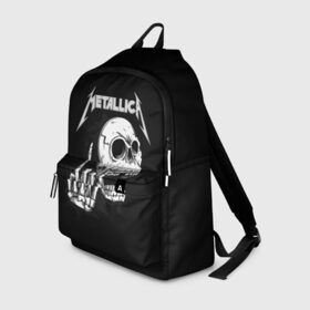 Рюкзак 3D с принтом Metallica в городе Новоалтайск, 100% полиэстер | лямки с регулируемой длиной, сверху петелька, чтобы рюкзак можно было повесить на вешалку. Основное отделение закрывается на молнию, как и внешний карман. Внутри два дополнительных кармана, один из которых закрывается на молнию. По бокам два дополнительных кармашка | Тематика изображения на принте: metalica | metallica | группа | джеймс хэтфилд | кирк хэмметт | ларс ульрих | метал | металика | металлика | миталика | музыка | роберт трухильо | рок | трэш | трэшметал | хард | хеви