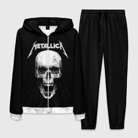 Мужской костюм 3D с принтом Metallica в городе Новоалтайск, 100% полиэстер | Манжеты и пояс оформлены тканевой резинкой, двухслойный капюшон со шнурком для регулировки, карманы спереди | metalica | metallica | группа | джеймс хэтфилд | кирк хэмметт | ларс ульрих | метал | металика | металлика | миталика | музыка | роберт трухильо | рок | трэш | трэшметал | хард | хеви