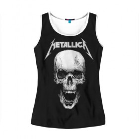 Женская майка 3D с принтом Metallica в городе Новоалтайск, 100% полиэстер | круглая горловина, прямой силуэт, длина до линии бедра | metalica | metallica | группа | джеймс хэтфилд | кирк хэмметт | ларс ульрих | метал | металика | металлика | миталика | музыка | роберт трухильо | рок | трэш | трэшметал | хард | хеви