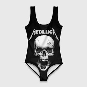 Купальник-боди 3D с принтом Metallica в городе Новоалтайск, 82% полиэстер, 18% эластан | Круглая горловина, круглый вырез на спине | metalica | metallica | группа | джеймс хэтфилд | кирк хэмметт | ларс ульрих | метал | металика | металлика | миталика | музыка | роберт трухильо | рок | трэш | трэшметал | хард | хеви
