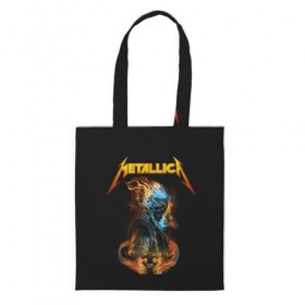 Сумка 3D повседневная с принтом Metallica в городе Новоалтайск, 100% полиэстер | Плотность: 200 г/м2; Размер: 34×35 см; Высота лямок: 30 см | metalica | metallica | группа | джеймс хэтфилд | кирк хэмметт | ларс ульрих | метал | металика | металлика | миталика | музыка | роберт трухильо | рок | трэш | трэшметал | хард | хеви