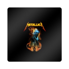 Магнит виниловый Квадрат с принтом Metallica в городе Новоалтайск, полимерный материал с магнитным слоем | размер 9*9 см, закругленные углы | Тематика изображения на принте: metalica | metallica | группа | джеймс хэтфилд | кирк хэмметт | ларс ульрих | метал | металика | металлика | миталика | музыка | роберт трухильо | рок | трэш | трэшметал | хард | хеви
