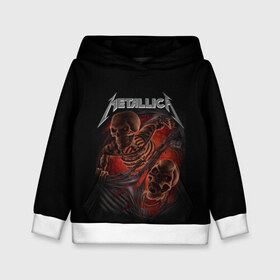 Детская толстовка 3D с принтом Metallica в городе Новоалтайск, 100% полиэстер | двухслойный капюшон со шнурком для регулировки, мягкие манжеты на рукавах и по низу толстовки, спереди карман-кенгуру с мягким внутренним слоем | metalica | metallica | группа | джеймс хэтфилд | кирк хэмметт | ларс ульрих | метал | металика | металлика | миталика | музыка | роберт трухильо | рок | трэш | трэшметал | хард | хеви