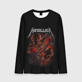 Мужской лонгслив 3D с принтом Metallica в городе Новоалтайск, 100% полиэстер | длинные рукава, круглый вырез горловины, полуприлегающий силуэт | metalica | metallica | группа | джеймс хэтфилд | кирк хэмметт | ларс ульрих | метал | металика | металлика | миталика | музыка | роберт трухильо | рок | трэш | трэшметал | хард | хеви