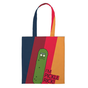 Сумка 3D повседневная с принтом Pickle Rick в городе Новоалтайск, 100% полиэстер | Плотность: 200 г/м2; Размер: 34×35 см; Высота лямок: 30 см | c 137 | morty | morty smith | portal | rick | rick and morty | rick sanchez | sanchez | smith | морти | морти смит | огурчик рик | пикл рик | пиклрик | портал | рик | рик и морти | рик санчез | санчез | смит