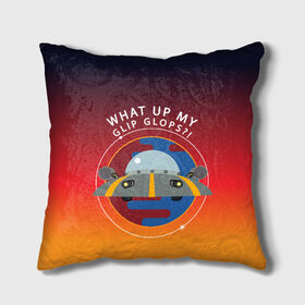 Подушка 3D с принтом What up my glip glops?! в городе Новоалтайск, наволочка – 100% полиэстер, наполнитель – холлофайбер (легкий наполнитель, не вызывает аллергию). | состоит из подушки и наволочки. Наволочка на молнии, легко снимается для стирки | c 137 | morty | morty smith | portal | rick | rick and morty | rick sanchez | sanchez | smith | морти | морти смит | портал | рик | рик и морти | рик санчез | санчез | смит