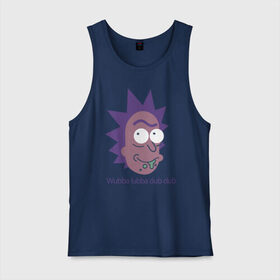 Мужская майка хлопок с принтом Wubba lubba dub dub в городе Новоалтайск, 100% хлопок |  | Тематика изображения на принте: c 137 | morty | morty smith | portal | rick | rick and morty | rick sanchez | sanchez | smith | морти | морти смит | портал | рик | рик и морти | рик санчез | санчез | смит