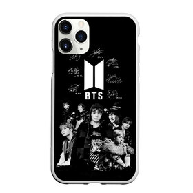 Чехол для iPhone 11 Pro матовый с принтом BTS в городе Новоалтайск, Силикон |  | autographs | bangtan boys | beyond the scene | boyband | boys | bts | chin | chonguk | edm | emblem | hip hop | jimin | jj hope | k pop | logo | rb | rm | shuga | south korean | wee | автографы | бойбенд | ви | джей хоуп | логотип | мальчики | сюга 