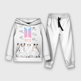 Детский костюм 3D (с толстовкой) с принтом BTS в городе Новоалтайск,  |  | autographs | bangtan boys | beyond the scene | boyband | boys | bts | chin | chonguk | edm | emblem | hip hop | jimin | jj hope | k pop | logo | rb | rm | shuga | south korean | wee | автографы | бойбенд | ви | джей хоуп | логотип | мальчики | сюга 