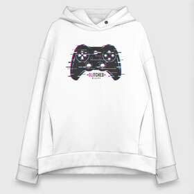 Женское худи Oversize хлопок с принтом < GLITCHED REALITY> в городе Новоалтайск, френч-терри — 70% хлопок, 30% полиэстер. Мягкий теплый начес внутри —100% хлопок | боковые карманы, эластичные манжеты и нижняя кромка, капюшон на магнитной кнопке | game | gamer | glitch | glitched | reality | глитч | глич | джойстик | игрок | игромир | игры | стрим | стример