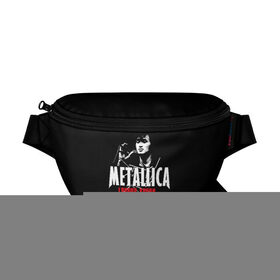 Поясная сумка 3D с принтом Metallica Группа крови в городе Новоалтайск, 100% полиэстер | плотная ткань, ремень с регулируемой длиной, внутри несколько карманов для мелочей, основное отделение и карман с обратной стороны сумки застегиваются на молнию | american | cinema | james hetfield | kirk hammett | lar | metal band | metallica | rock band | soviet | victor | американская | виктор | группа крови | джеймс хетфилд | кино | кирк хэмметт | ларс ульрих | метал группа | металлика | роберт трухил