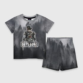 Детский костюм с шортами 3D с принтом Days Gone в городе Новоалтайск,  |  | days gone | лес | лого | персонаж