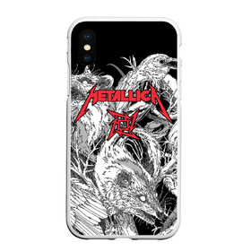Чехол для iPhone XS Max матовый с принтом Metallica в городе Новоалтайск, Силикон | Область печати: задняя сторона чехла, без боковых панелей | american | angry | emblem | james hetfield | kirk hammett | la | live | logo | metal band | metallica | rats | ravens | zombies | американская | вороны | джеймс хетфилд | живые | злые | зомби | кирк хэмметт | крысы | ларс ульрих | логотип | мета