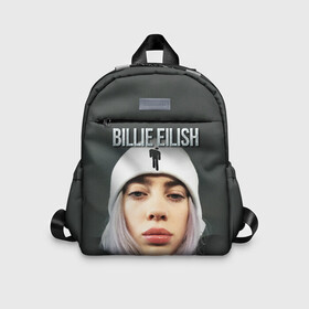 Детский рюкзак 3D с принтом BILLIE EILISH в городе Новоалтайск, 100% полиэстер | лямки с регулируемой длиной, сверху петелька, чтобы рюкзак можно было повесить на вешалку. Основное отделение закрывается на молнию, как и внешний карман. Внутри дополнительный карман. По бокам два дополнительных кармашка | ayelish | bad guy | bellyache | bilie eilish | bilie elish | billie | billie eilish | eilish | electronic | elish | music | били айлиш | билли айлиш | эйлиш | элиш
