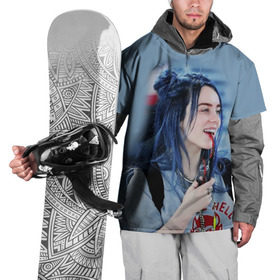 Накидка на куртку 3D с принтом BILLIE EILISH в городе Новоалтайск, 100% полиэстер |  | ayelish | bad guy | bellyache | bilie eilish | bilie elish | billie | billie eilish | eilish | electronic | elish | music | били айлиш | билли айлиш | эйлиш | элиш