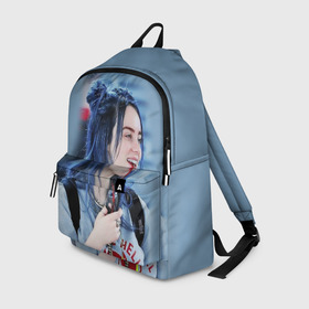 Рюкзак 3D с принтом BILLIE EILISH в городе Новоалтайск, 100% полиэстер | лямки с регулируемой длиной, сверху петелька, чтобы рюкзак можно было повесить на вешалку. Основное отделение закрывается на молнию, как и внешний карман. Внутри два дополнительных кармана, один из которых закрывается на молнию. По бокам два дополнительных кармашка | Тематика изображения на принте: ayelish | bad guy | bellyache | bilie eilish | bilie elish | billie | billie eilish | eilish | electronic | elish | music | били айлиш | билли айлиш | эйлиш | элиш