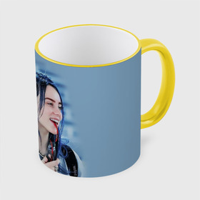 Кружка с полной запечаткой с принтом BILLIE EILISH в городе Новоалтайск, керамика | ёмкость 330 мл | Тематика изображения на принте: ayelish | bad guy | bellyache | bilie eilish | bilie elish | billie | billie eilish | eilish | electronic | elish | music | били айлиш | билли айлиш | эйлиш | элиш