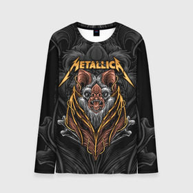 Мужской лонгслив 3D с принтом Metallica в городе Новоалтайск, 100% полиэстер | длинные рукава, круглый вырез горловины, полуприлегающий силуэт | american | bat | bones | emblem | fangs | james hetfield | kirk hammett | metal band | metallica | mouse | music | rock | vampire | американская | вампир | джеймс хетфилд | кирк хэмметт | клыки | кости | ларс ульрих | летучая | метал группа | мет