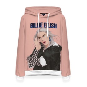 Женская толстовка 3D с принтом BILLIE EILISH в городе Новоалтайск, 100% полиэстер  | двухслойный капюшон со шнурком для регулировки, мягкие манжеты на рукавах и по низу толстовки, спереди карман-кенгуру с мягким внутренним слоем. | ayelish | bad guy | bellyache | bilie eilish | bilie elish | billie | billie eilish | eilish | electronic | elish | music | били айлиш | билли айлиш | эйлиш | элиш