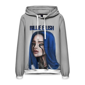 Мужская толстовка 3D с принтом BILLIE EILISH в городе Новоалтайск, 100% полиэстер | двухслойный капюшон со шнурком для регулировки, мягкие манжеты на рукавах и по низу толстовки, спереди карман-кенгуру с мягким внутренним слоем. | Тематика изображения на принте: ayelish | bad guy | bellyache | bilie eilish | bilie elish | billie | billie eilish | eilish | electronic | elish | music | били айлиш | билли айлиш | эйлиш | элиш