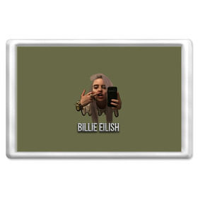 Магнит 45*70 с принтом BILLIE EILISH в городе Новоалтайск, Пластик | Размер: 78*52 мм; Размер печати: 70*45 | Тематика изображения на принте: ayelish | bad guy | bellyache | bilie eilish | bilie elish | billie | billie eilish | eilish | electronic | elish | music | били айлиш | билли айлиш | эйлиш | элиш