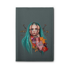 Обложка для автодокументов с принтом BILLIE EILISH в городе Новоалтайск, натуральная кожа |  размер 19,9*13 см; внутри 4 больших “конверта” для документов и один маленький отдел — туда идеально встанут права | ayelish | bad guy | bellyache | bilie eilish | bilie elish | billie | billie eilish | eilish | electronic | elish | music | били айлиш | билли айлиш | эйлиш | элиш