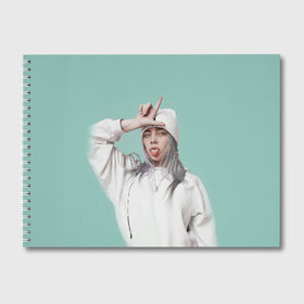 Альбом для рисования с принтом BILLIE EILISH в городе Новоалтайск, 100% бумага
 | матовая бумага, плотность 200 мг. | ayelish | bad guy | bellyache | bilie eilish | bilie elish | billie | billie eilish | eilish | electronic | elish | music | били айлиш | билли айлиш | эйлиш | элиш
