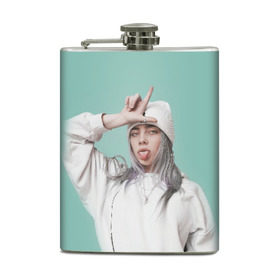 Фляга с принтом BILLIE EILISH в городе Новоалтайск, металлический корпус | емкость 0,22 л, размер 125 х 94 мм. Виниловая наклейка запечатывается полностью | Тематика изображения на принте: ayelish | bad guy | bellyache | bilie eilish | bilie elish | billie | billie eilish | eilish | electronic | elish | music | били айлиш | билли айлиш | эйлиш | элиш