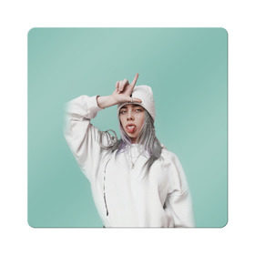 Магнит виниловый Квадрат с принтом BILLIE EILISH в городе Новоалтайск, полимерный материал с магнитным слоем | размер 9*9 см, закругленные углы | Тематика изображения на принте: ayelish | bad guy | bellyache | bilie eilish | bilie elish | billie | billie eilish | eilish | electronic | elish | music | били айлиш | билли айлиш | эйлиш | элиш