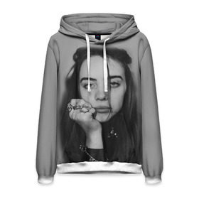 Мужская толстовка 3D с принтом BILLIE EILISH в городе Новоалтайск, 100% полиэстер | двухслойный капюшон со шнурком для регулировки, мягкие манжеты на рукавах и по низу толстовки, спереди карман-кенгуру с мягким внутренним слоем. | Тематика изображения на принте: ayelish | bad guy | bellyache | bilie eilish | bilie elish | billie | billie eilish | eilish | electronic | elish | music | били айлиш | билли айлиш | эйлиш | элиш