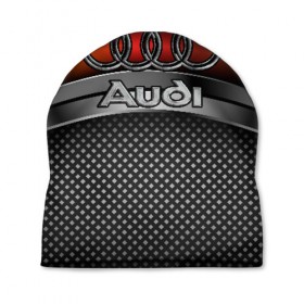 Шапка 3D с принтом Audi Metal в городе Новоалтайск, 100% полиэстер | универсальный размер, печать по всей поверхности изделия | Тематика изображения на принте: audi | metal | авто | ауди | железо | кольчуга | лого авто | метал | металлическая | сетка | сталь | цепи
