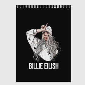 Скетчбук с принтом BILLIE EILISH в городе Новоалтайск, 100% бумага
 | 48 листов, плотность листов — 100 г/м2, плотность картонной обложки — 250 г/м2. Листы скреплены сверху удобной пружинной спиралью | ayelish | bad guy | bellyache | bilie eilish | bilie elish | billie | billie eilish | eilish | electronic | elish | music | били айлиш | билли айлиш | эйлиш | элиш