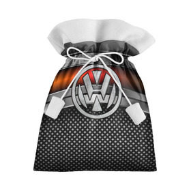 Подарочный 3D мешок с принтом Volkswagen Metal в городе Новоалтайск, 100% полиэстер | Размер: 29*39 см | volkswagen | авто | волксваген | вольсваген | железо | кольчуга | лого авто | метал | металлическая | сетка | сталь | цепи