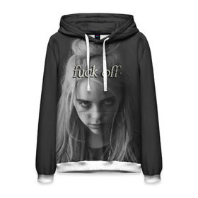 Мужская толстовка 3D с принтом BILLIE EILISH в городе Новоалтайск, 100% полиэстер | двухслойный капюшон со шнурком для регулировки, мягкие манжеты на рукавах и по низу толстовки, спереди карман-кенгуру с мягким внутренним слоем. | ayelish | bad guy | bellyache | bilie eilish | bilie elish | billie | billie eilish | eilish | electronic | elish | music | били айлиш | билли айлиш | эйлиш | элиш