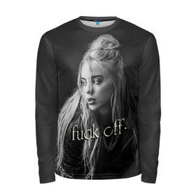 Мужской лонгслив 3D с принтом BILLIE EILISH в городе Новоалтайск, 100% полиэстер | длинные рукава, круглый вырез горловины, полуприлегающий силуэт | ayelish | bad guy | bellyache | bilie eilish | bilie elish | billie | billie eilish | eilish | electronic | elish | music | били айлиш | билли айлиш | эйлиш | элиш